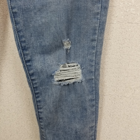 Levi's Super Skinny Distressed Jeans Light Wash 27 - Picture 6 of 7